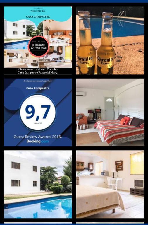 Casa Campestre Daire Cancun Dış mekan fotoğraf